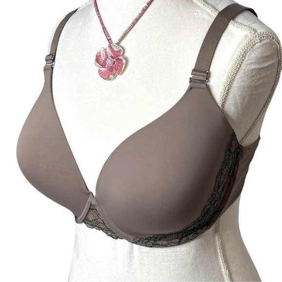 SOMA Bra Memorable Full coverage Lace Underwire Hook n eye closure 38DDD/38F - Picture 3 of 10
